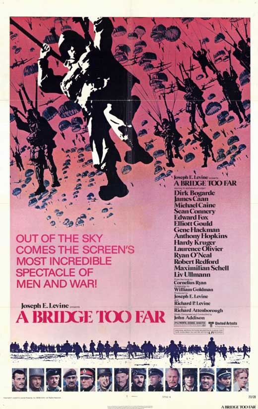 A BRIDGE TOO FAR Movie POSTER 11x17 B Sean Connery Robert Redford James ...