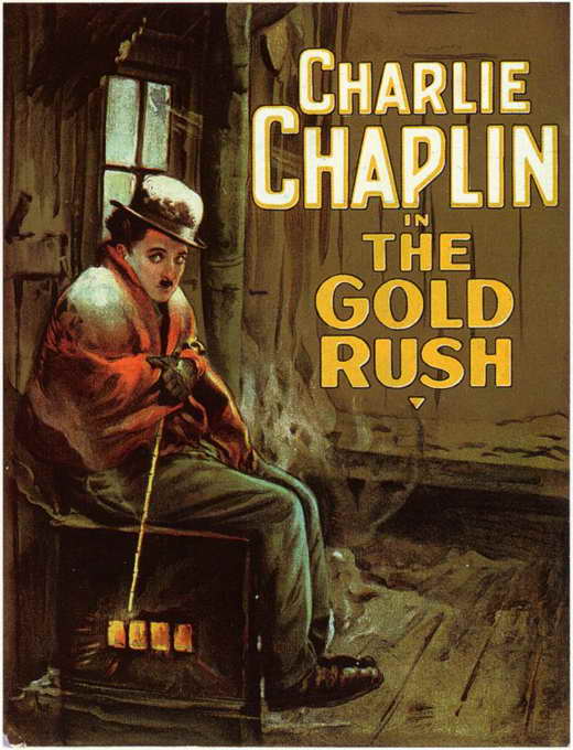 the gold rush movie poster 11x17 d charlie chaplin mack swain