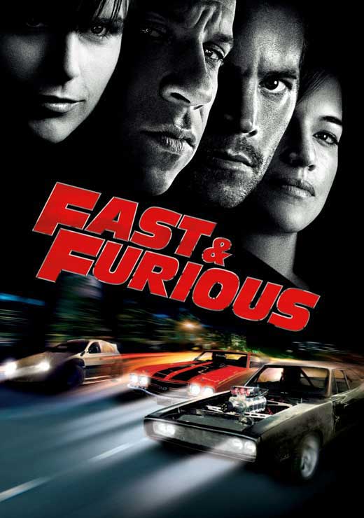 Poster Favorites FAST AND FURIOUS 4 Poster Mini Promo Movie (11 X 17 ...